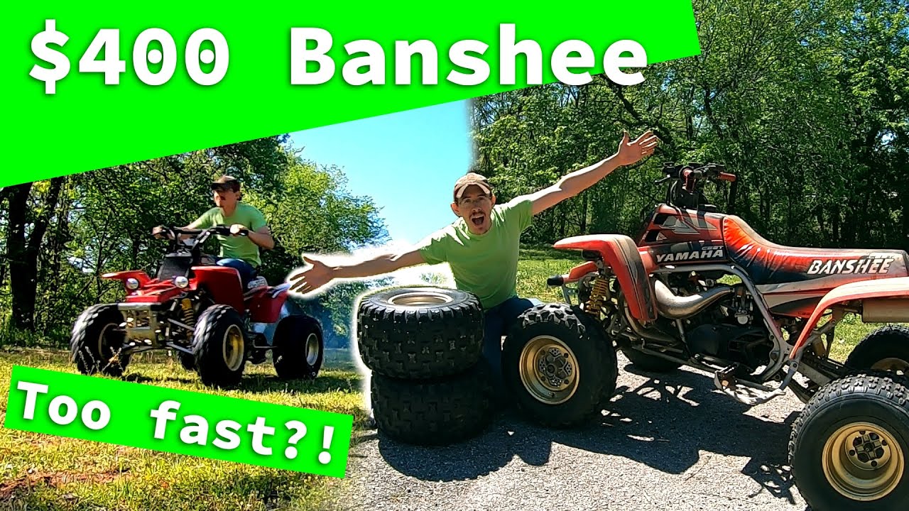 I fixed the two BIGGEST problems with my 400 Yamaha Banshee! Is it