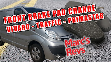 How to change brake pads on a Vivaro, Traffic or Primastar