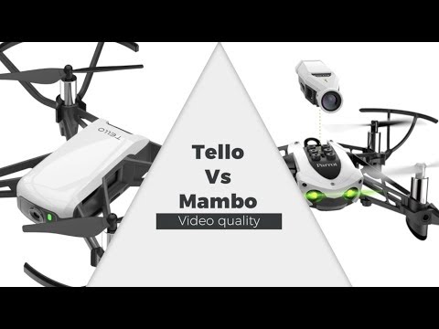 Ryze Tello vs Parrot Mambo FPV (비디오품질 비교)