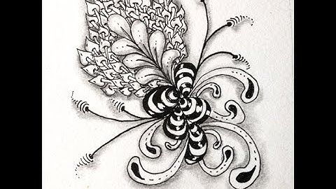 Weekly Zentangle® Tangle Video – POKELEAF, March 15-22, 2015