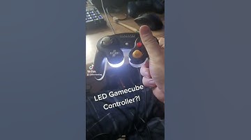 LED Controller Mod that reacts to the rumble?! #nintendo #gaming #gamecube #mods