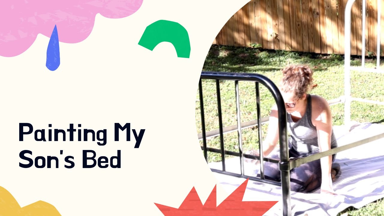 Painting My Son Bed YouTube