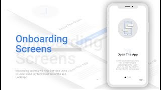 LuokkAPP IOS mobile Application Onboarding Screen (Student)