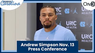 Unc Andrew Simpson Guys Are Starting To Hit Their Stride Inside Carolina