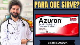 AZURON💊¿Qué es y para que sirve? TABLETAS,DÓSIS y BENEFICIOS | más