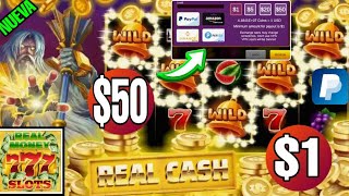 SIN REFERIDOS🔥GANA $1~$50 con Slots Real Money✔️NUEVA APP Para GANAR Dinero Paypal, BINANCE, Payeer💸 screenshot 4