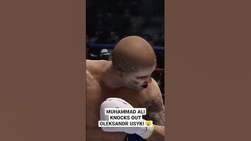 Muhammad Ali Knocks Out Oleksandr Usyk! 😮 #Shorts | Fight Night Champion Simulation