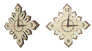 Modern Design Living Room Decoration Wooden Decorative Modern Creative Wall Clock screenshot 3