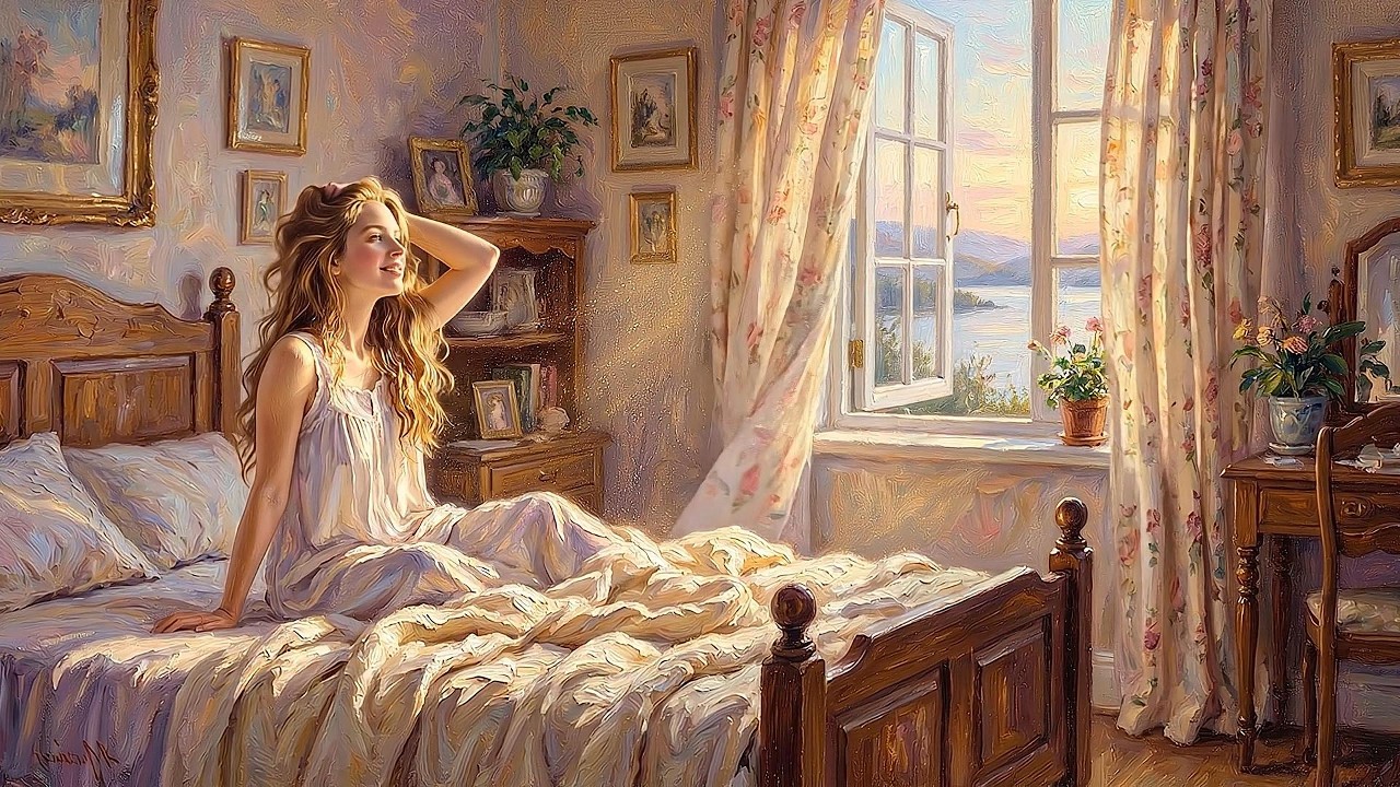 Visual Poem | Claude Monet | Sunlit Morning Room | Relaxing Classical Music