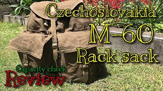 チェコ軍  M60 ラックサックをレビューしてみた。【Czech M60 Rucksack 】