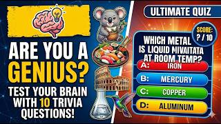Only 5% Of People Can Answer All 10 Of These Questions 🧠#dailytrivia #quiz#TriviaQuiz #QuizChallenge