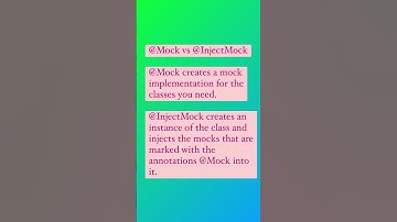 Mock vs injectmocks in spring junit testing