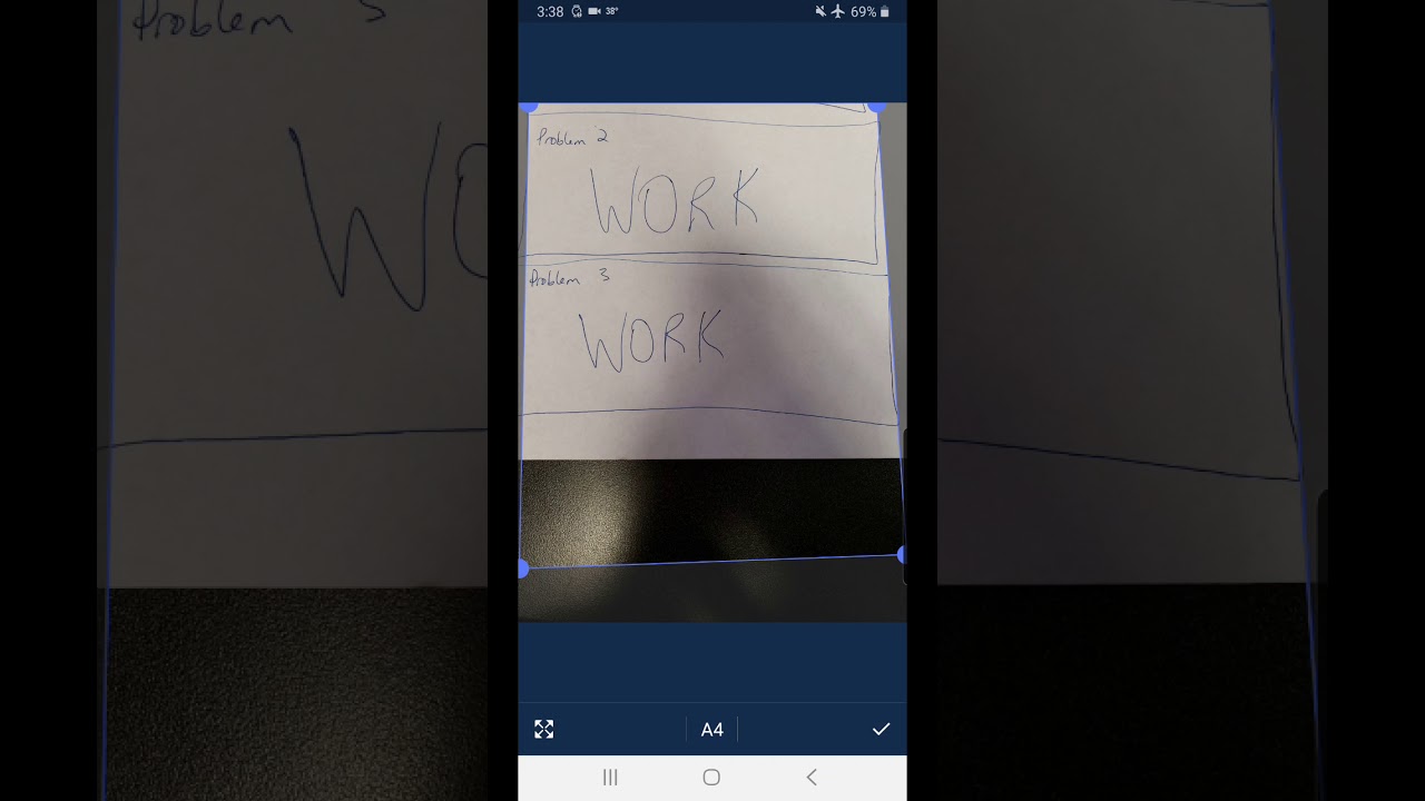 Scanning a Document Using Tiny Scanner - YouTube