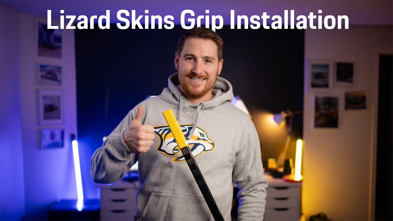 Lizard Skin Grip Install - YouTube
