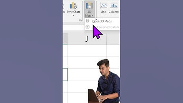 Hoe voeg ik een 3D-kaart in Excel in? #shortsvideo #excel