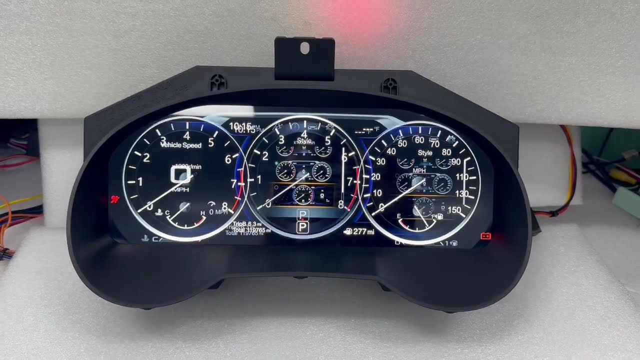 Digital Cluster Dash Panel Speedometer Dashboard Upgrade Renault Nissan Teana Pathfinder X-Trail