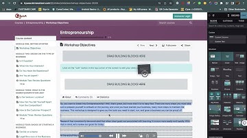 Odoo Elearning Content Modification