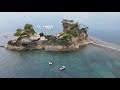 zakynthos wyspa ślubów wedding island  z drona zakynthos island weddings from a drone  /4k