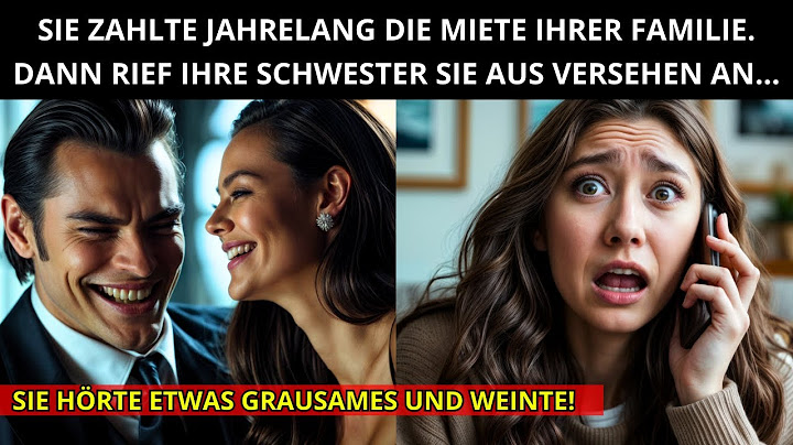 EINE JUNGE FRAU ZAHLTE SEIT JAHREN DIE MIETE FÜR IHRE FAMILIE, DOCH IHRE SCHWESTER RIEF SIE AUS...
