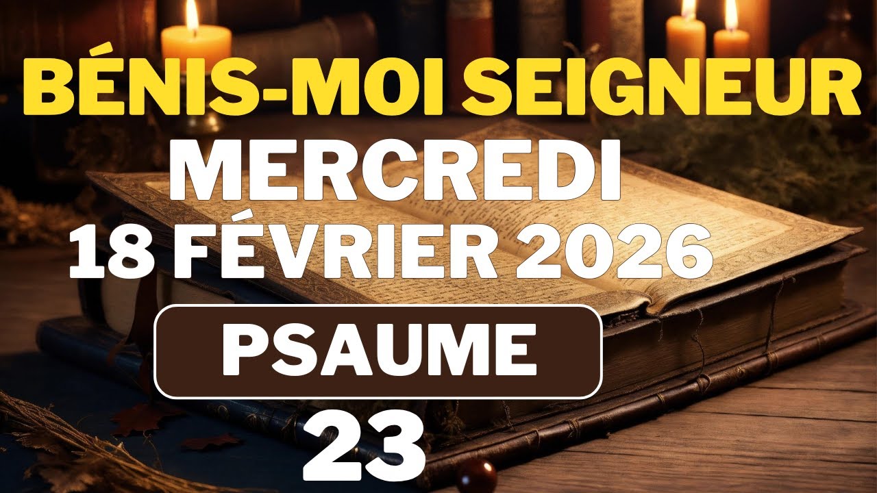 ✝️PRIÈRE du JOUR - Mercredi 18 Février 2026 - Évangile et Psaume du matin - Prière de Bénédiction