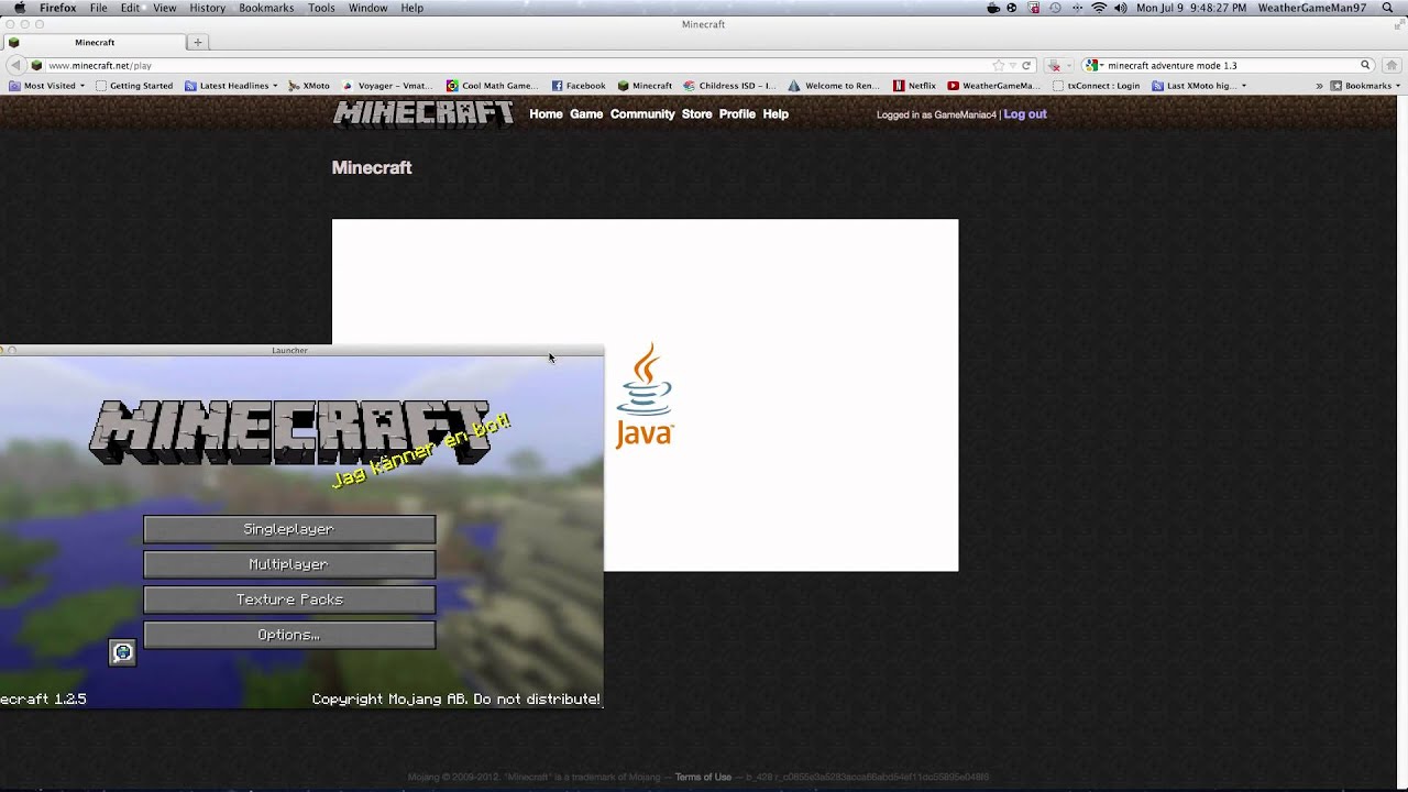 play minecraft free mac offline