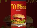 Vibrant McDonald's "Best Burger" Advertisement