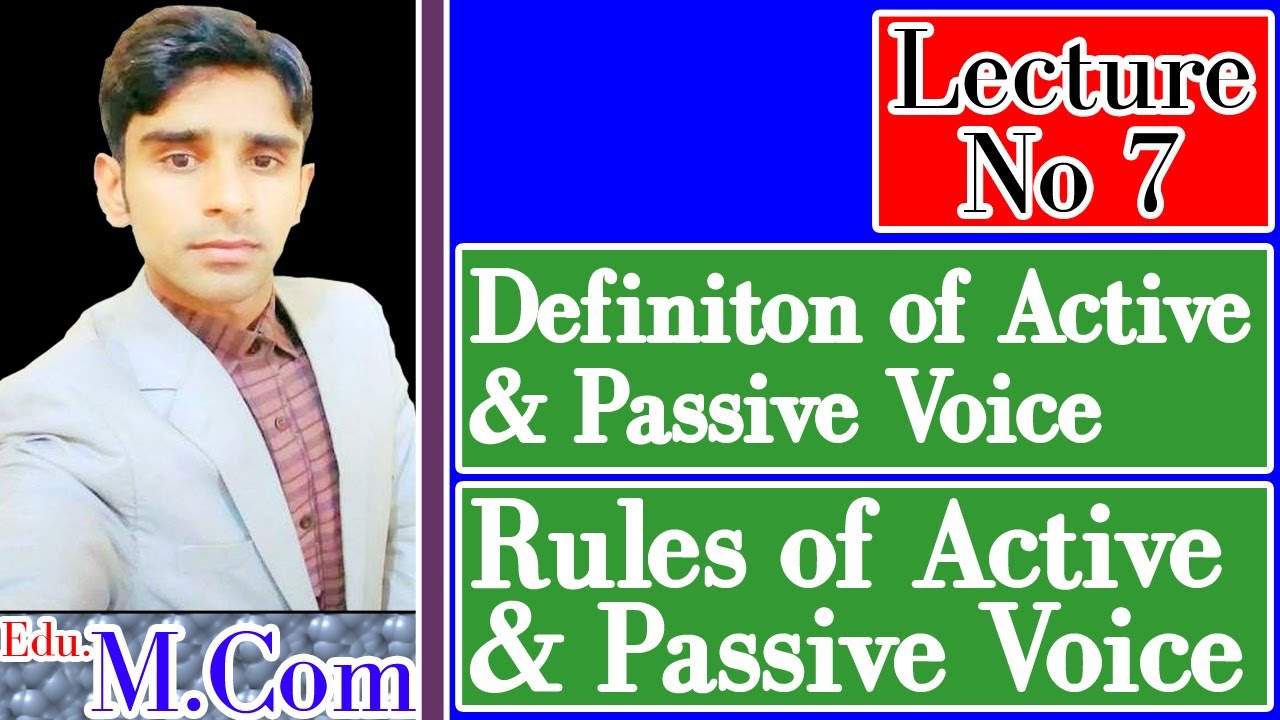Introduction,Definition & Rules of Active & Passive Voice | Urdu/Hindi