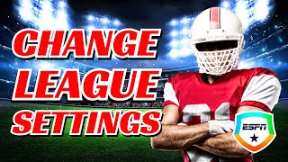 How to Change ESPN Fantasy League Settings (Step-by-Step)