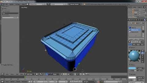 plastic box design using blender
