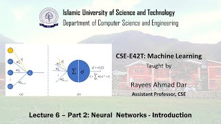 Machine Learning: Lecture 6 Part 2: From Logistic Neuron to Neural Networks