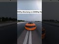1000hp mustang VS 2500hp viper #entertainment #fast #race #mustang #viral #shorts