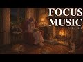 🎧🔥 1 hour cozy night jazz playlist | focus music with crackling fireplace sounds