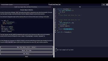 03 Prevent Object Mutation- FreeCodeCamp Solution - ES6 Javascript Algorithms & Data Structures FCC