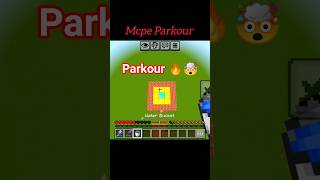 "Minecraft PE parkour (Mace+spear+mlg)😳🔥#shorts
