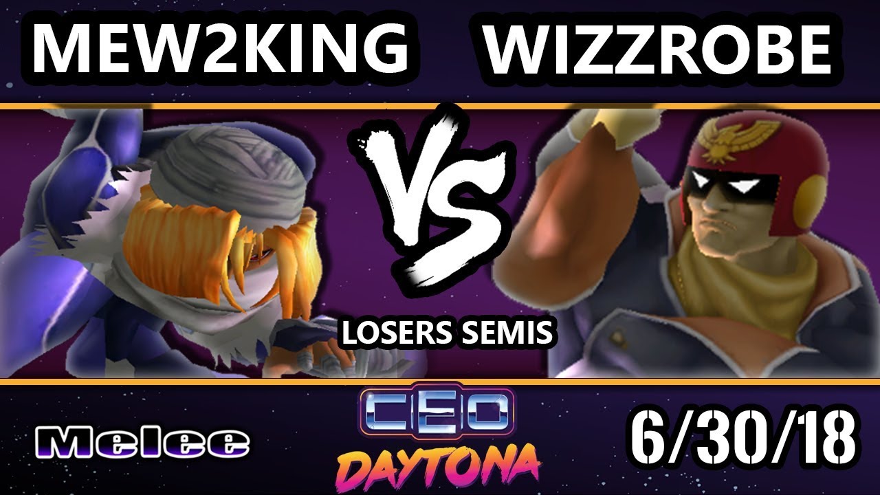 CEO 2018 SSBM - FOX MVG | Mew2King (Marth) Vs. Wizzrobe (Captain Falcon) Smash Melee Losers Semis