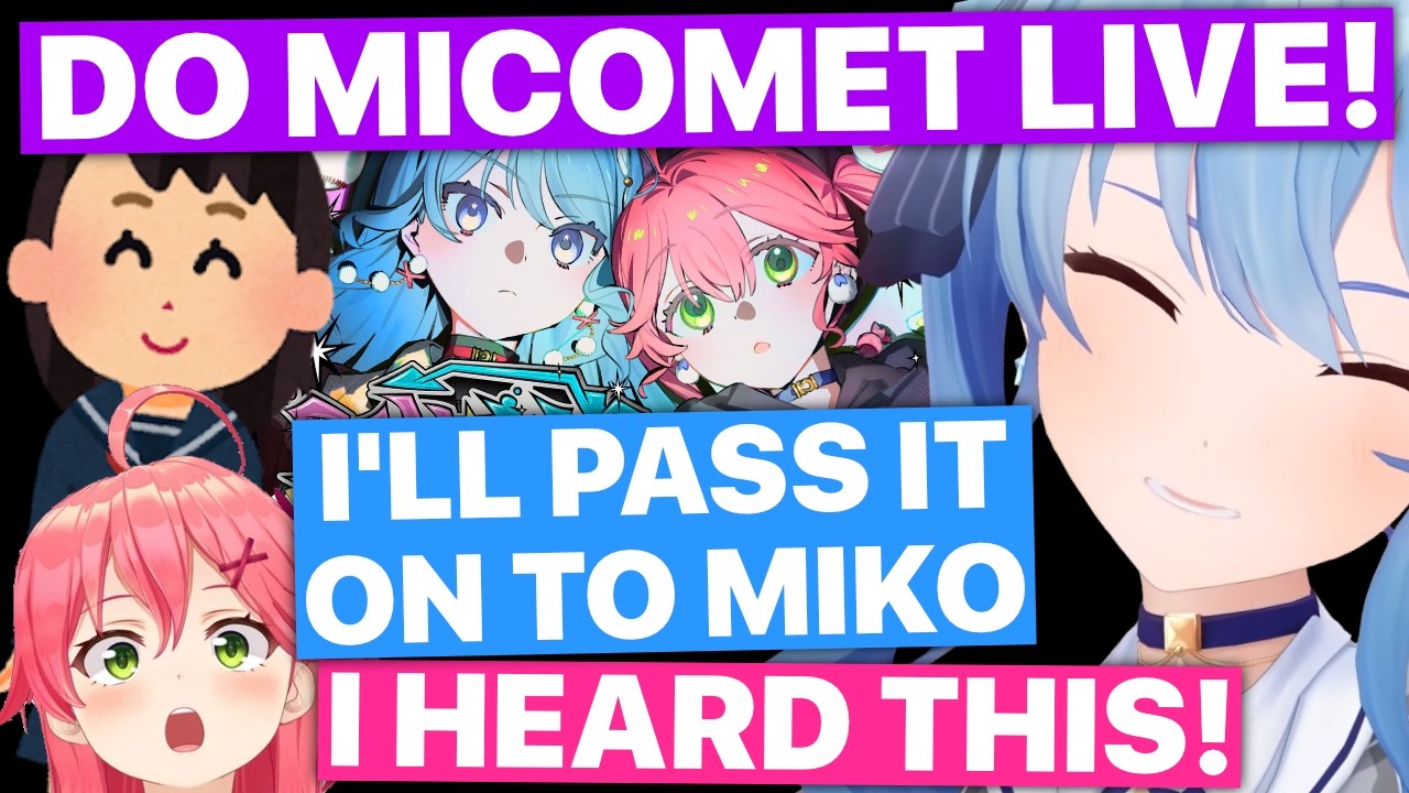 Young Fan Asks Suisei For A MiComet Live (Hoshimachi Suisei