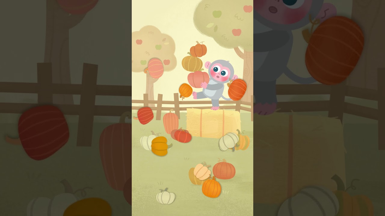 Cozy Momo's Pumpkin Patch Harvest🎃 (13s) Autumn Loop