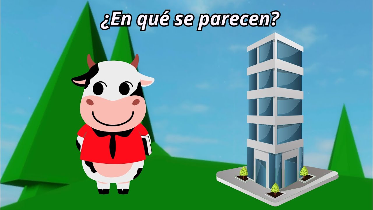EN QUE SE PARECE UNA VACA A UN EDIFICIO | ACERTIJOS | Sayi Oficial