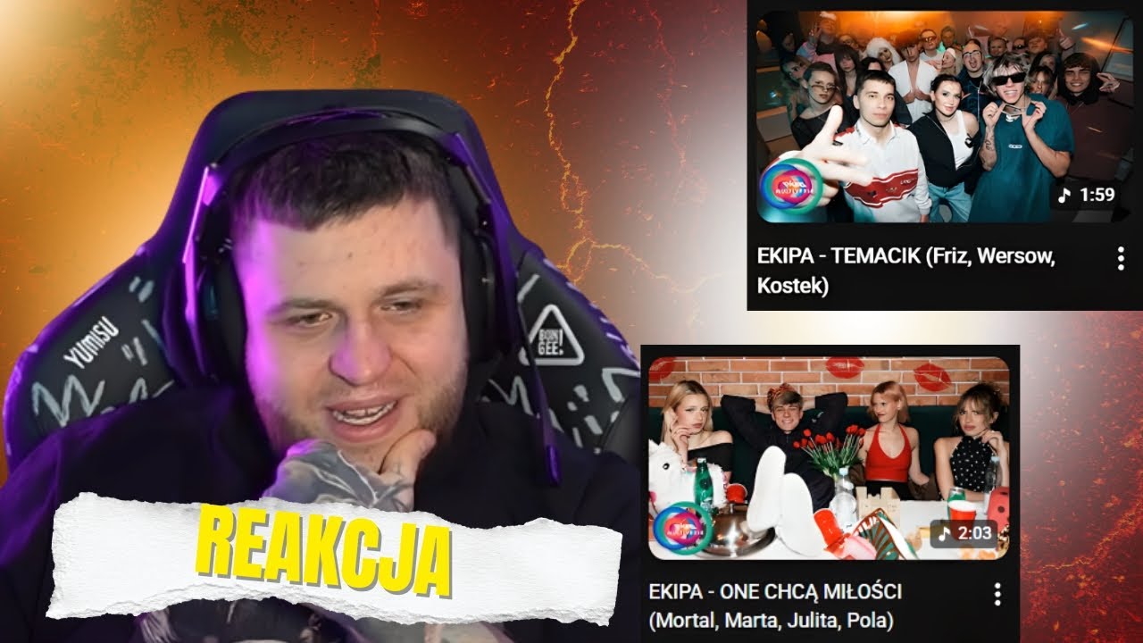 BANDURA reakcja na EKIPA - TEMACIK ONE CHCĄ MIŁOŚCI