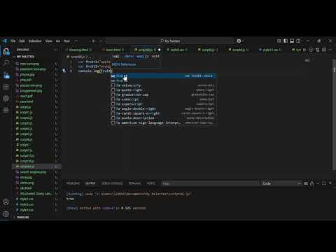TRUE AND FALSE IN JAVASCRIPT