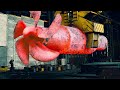 Satisfying manufacturing forging  machining processes how to produce super giant propeller