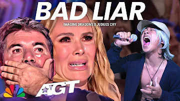 Simon Cowell cried | when they heard Bad Liar Song with the most amazing voice in America!!