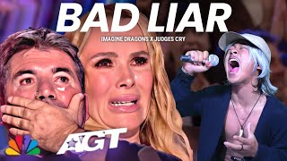 Simon Cowell cried | when they heard Bad Liar Song with the most amazing voice in America!! Resimi