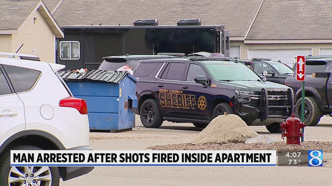 Man arrested after shots fired inside apartment at York Creek - YouTube