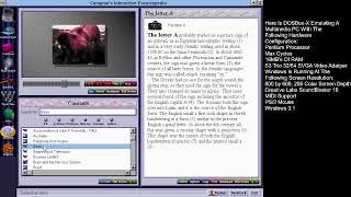 Compton's Interactive Encyclopedia on DOSBox-X