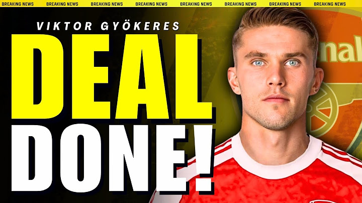 Viktor Gyökeres to Arsenal DEAL DONE✍🏼