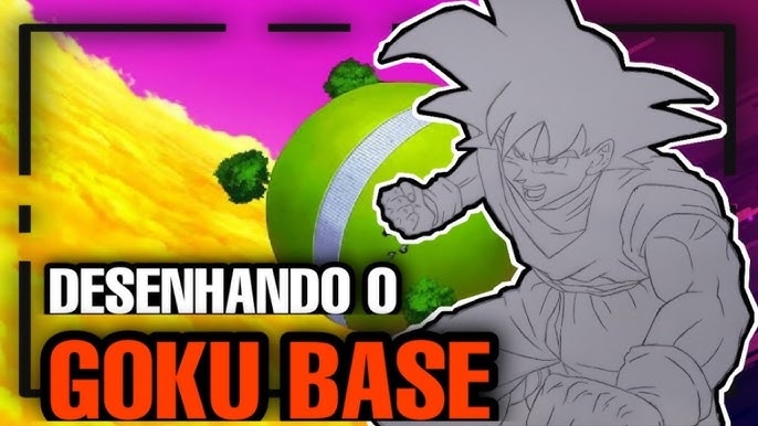 COMO COLORIR O GOKU COM LÁPIS DE COR 