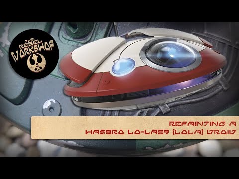 Repainting a Hasbro LO-LA59 (Lola) Droid