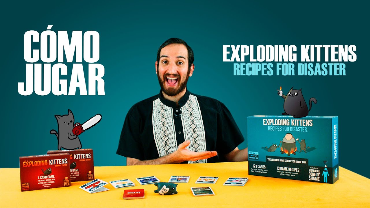 Exploding Kittens 💣😸 Recipes For Disaster | Qué Cambia - YouTube