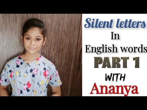 some silent letter words | English Pronunciation and vocabulary | kids English connection